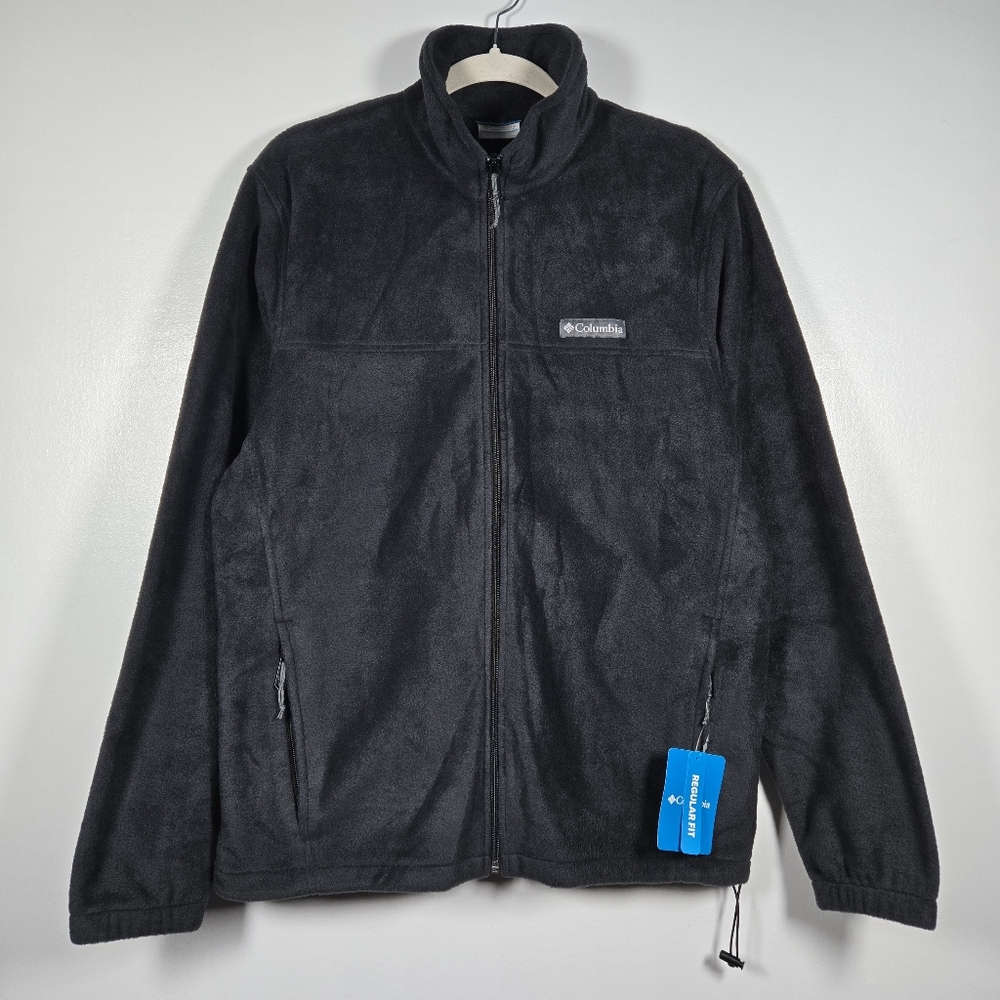 NEW Columbia Steens Mountain Full Zip 2.0 Black Fleece Jacket Mens Size Medium